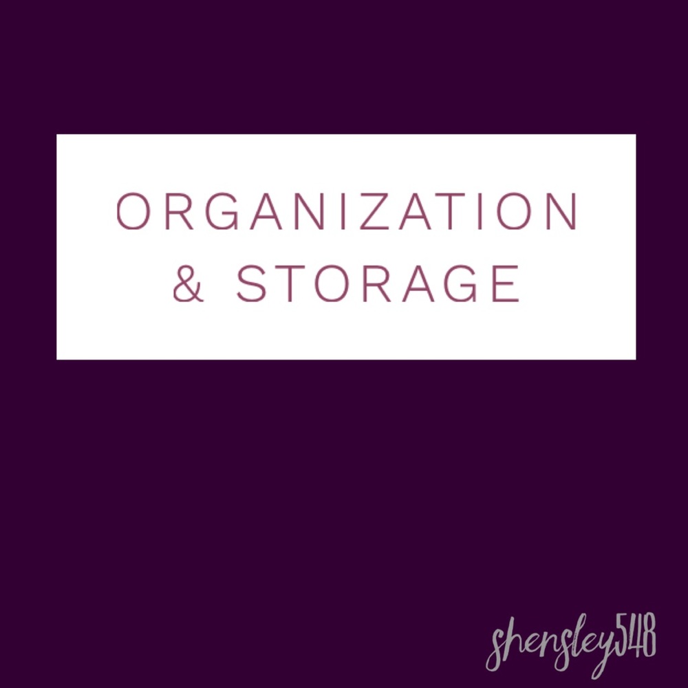 Organization and Storage
